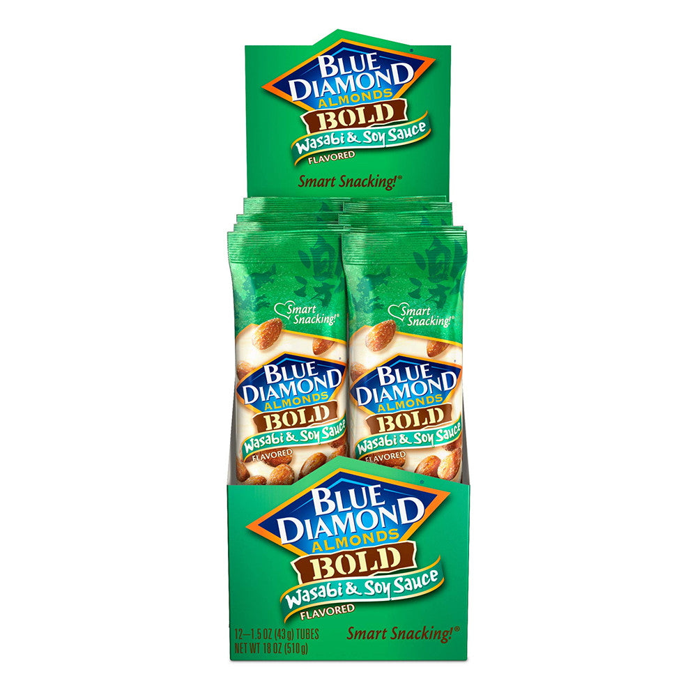 Blue Diamond Almonds, Bold Wasabi and Soy, 1.5 Oz